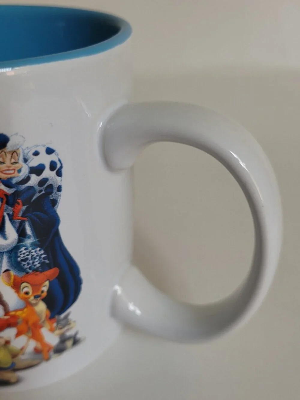 Jerry Leigh Disney Characters Coffee Mug Blue Inside Retro Disney